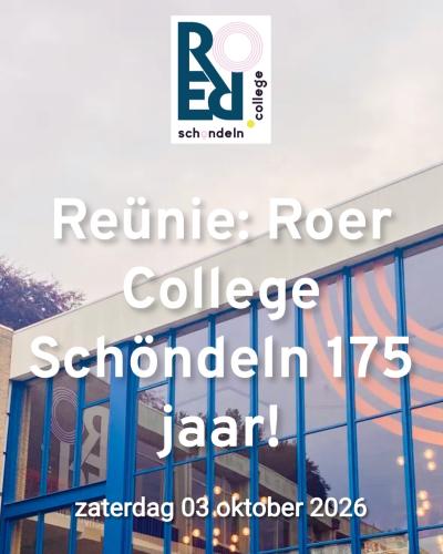 Reünie 3 oktober 2026!