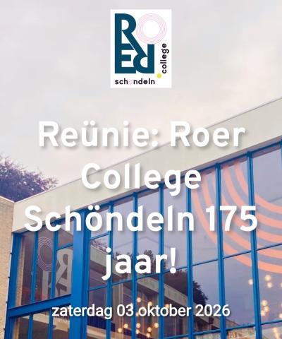 Reünie 3 oktober 2026!